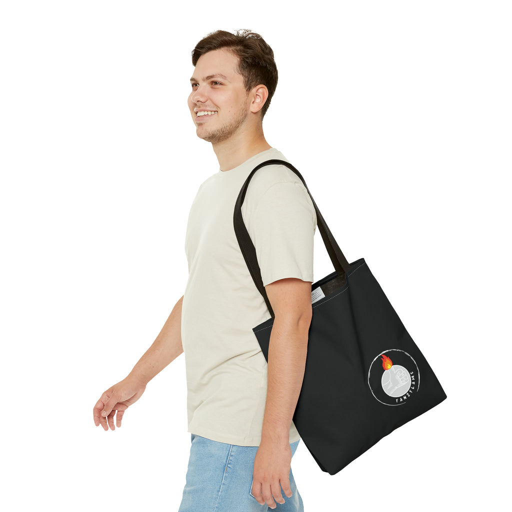 Fan2Flame Black - Tote Bag (AOP)