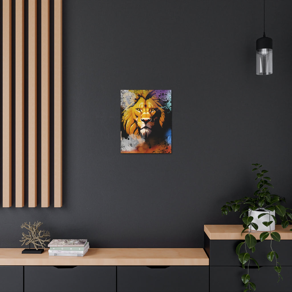 Drip Lion Swag Motif - Canvas