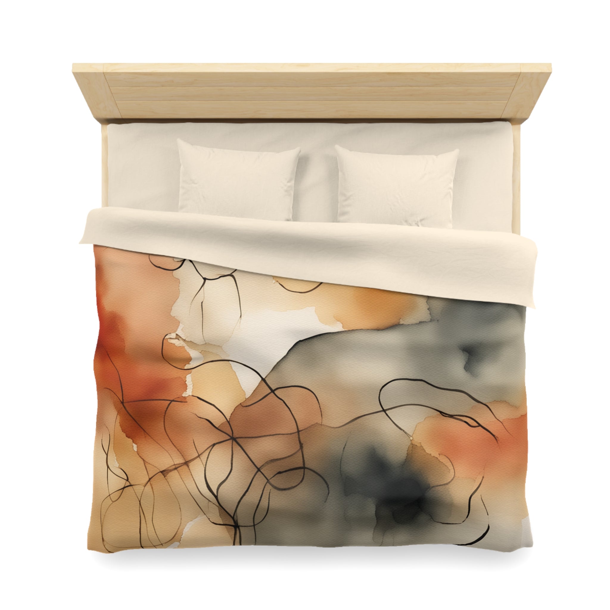 Rainy Day Pascal - Microfiber Duvet Cover