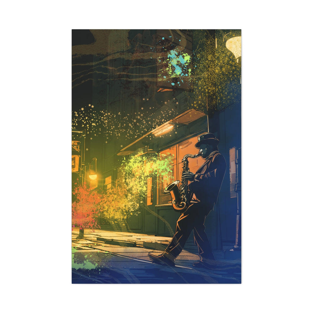 Corner Market Rifts - Canvas