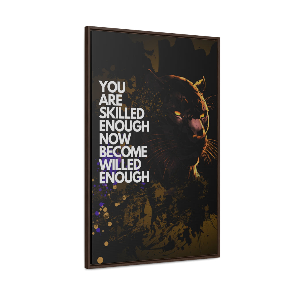 WILLED Motive - Canvas with Vertical Frame