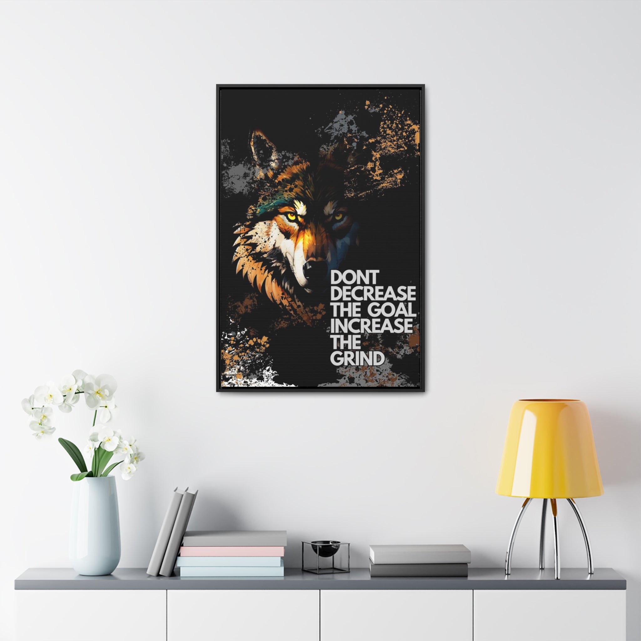 GRIND Motive - Canvas with Vertical Frame
