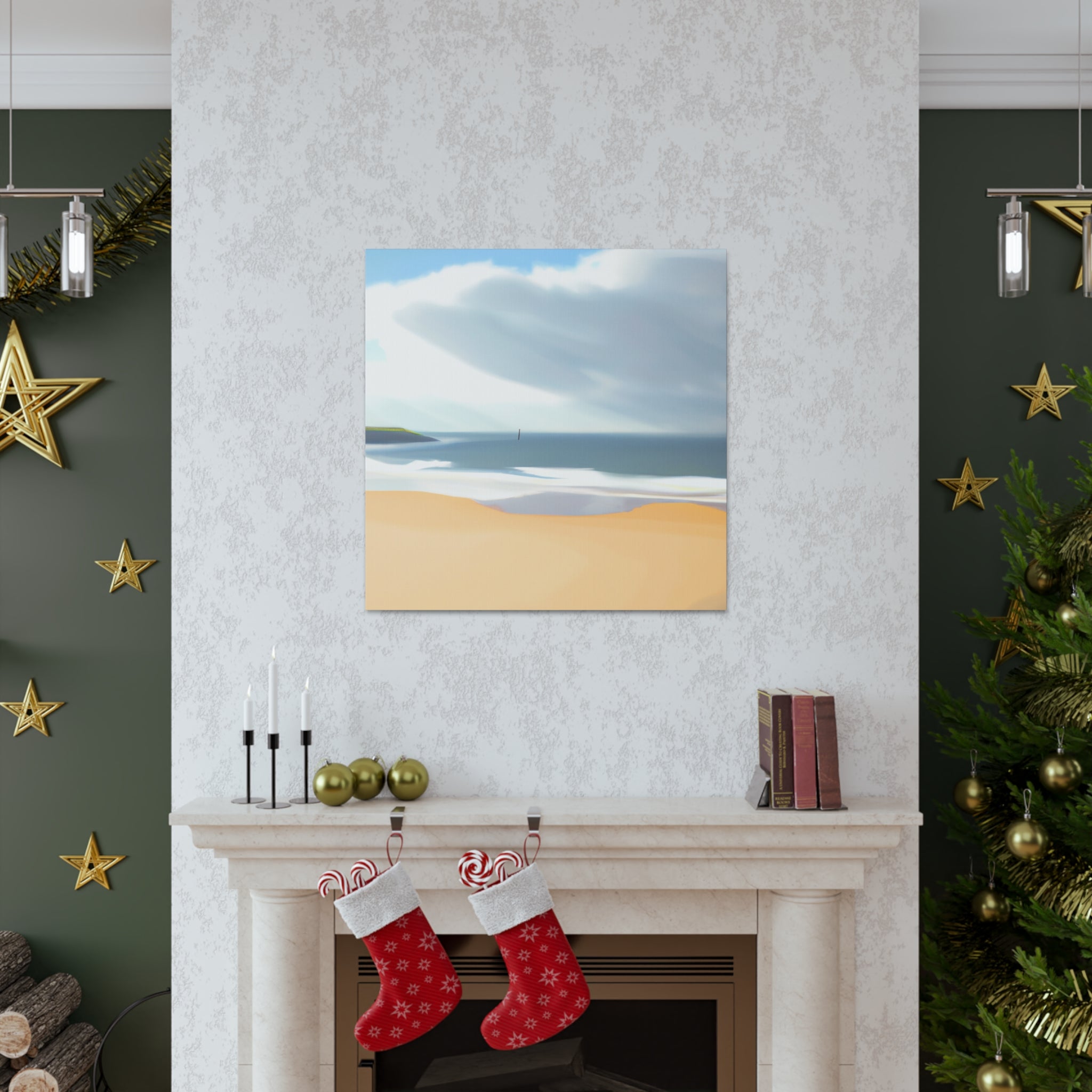 Silver Sand Beach, Baja California, Mexico - Canvas