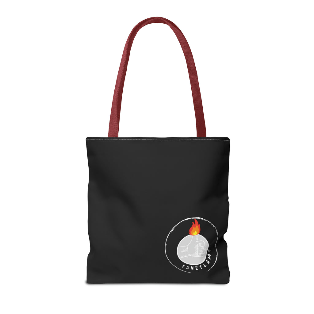 Fan2Flame Black - Tote Bag (AOP)