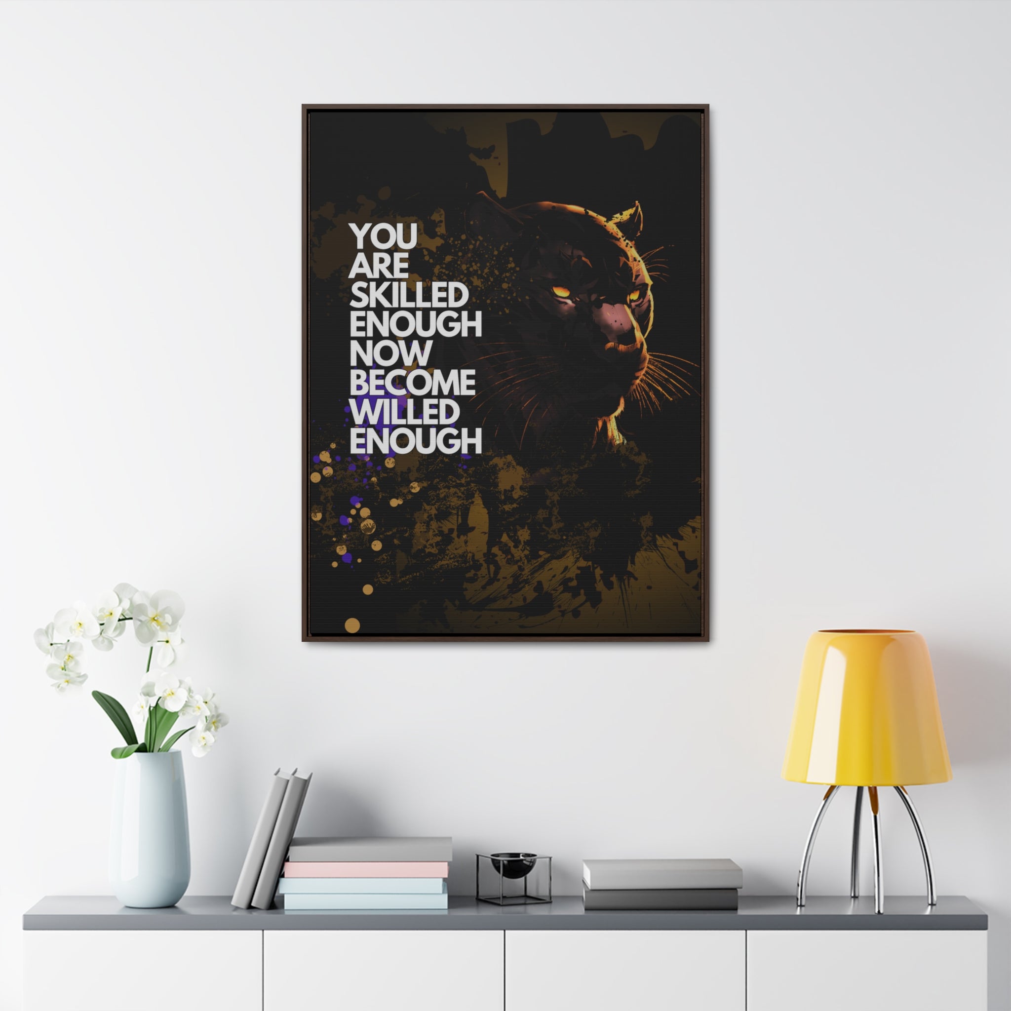 WILLED Motive - Canvas with Vertical Frame