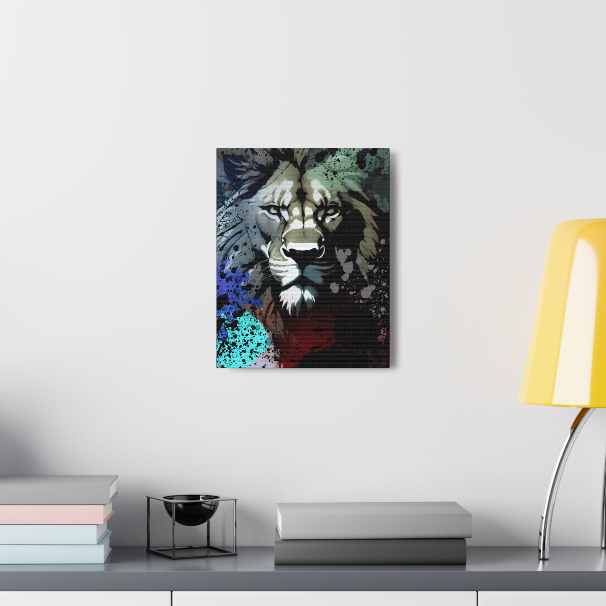 Drip Lion Froze Motif - Canvas