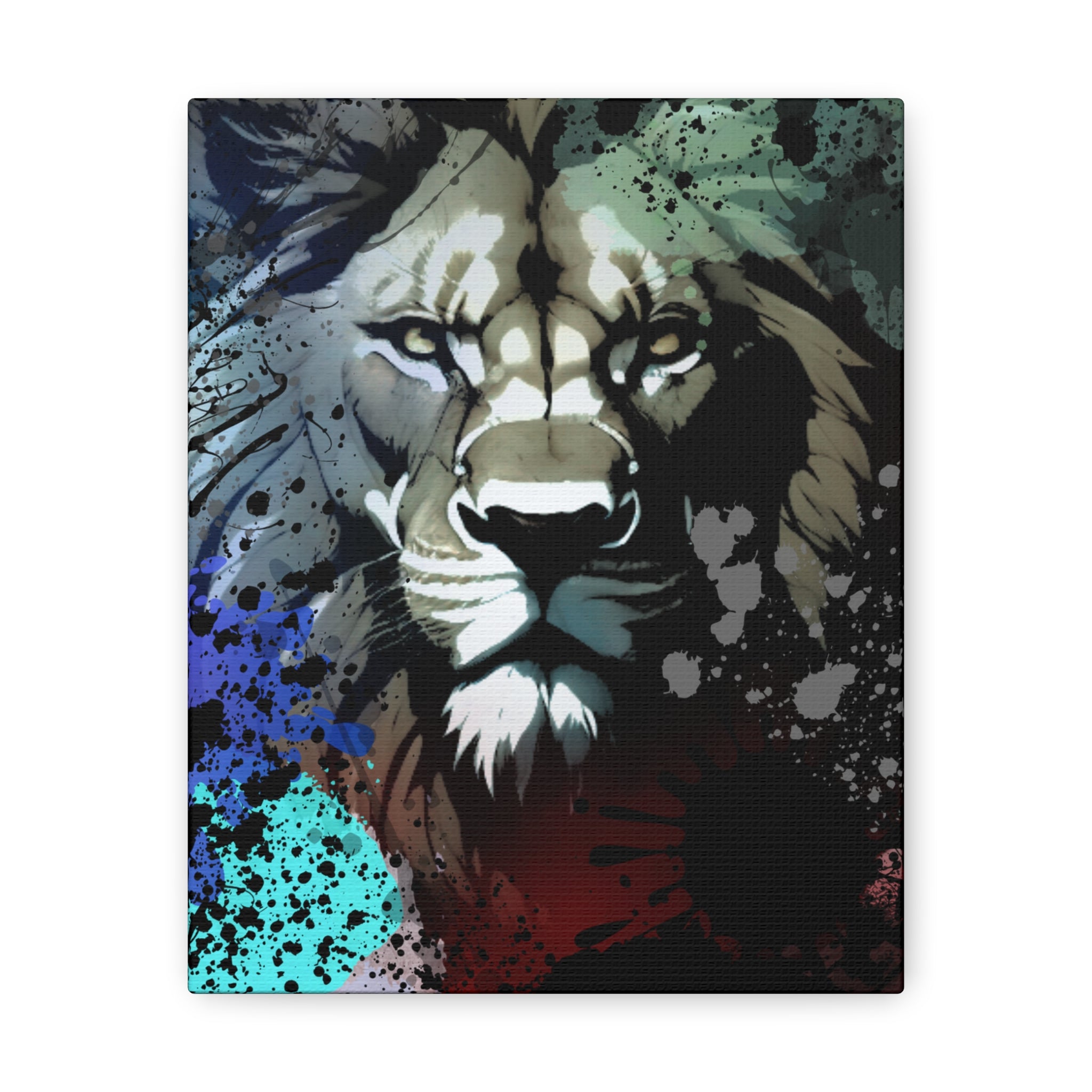 Drip Lion Froze Motif - Canvas