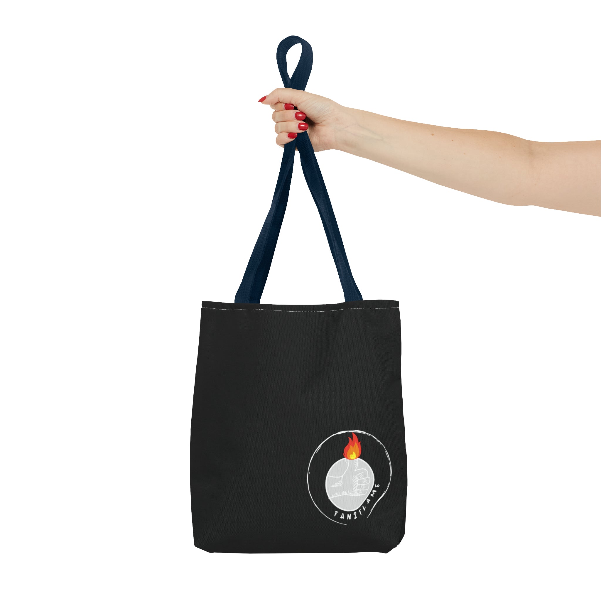 Fan2Flame Black - Tote Bag (AOP)