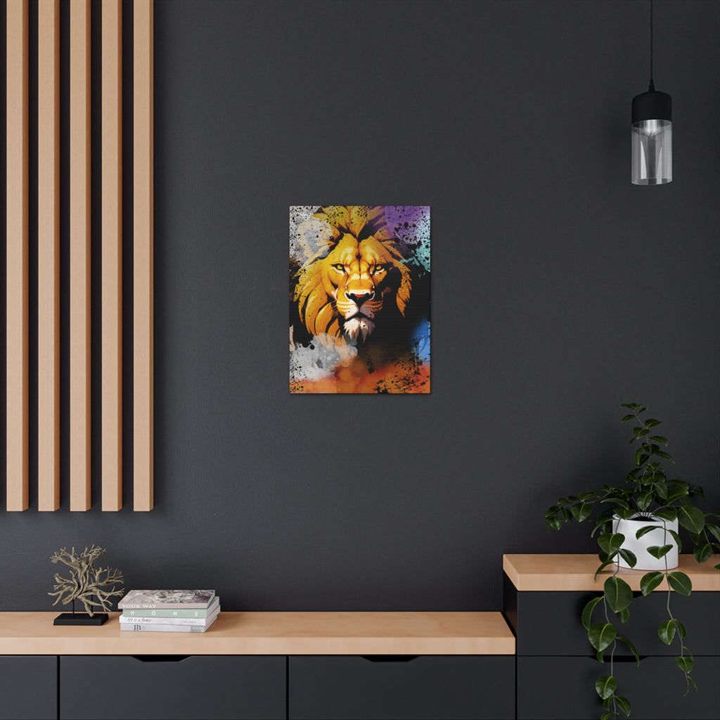Drip Lion Swag Motif - Canvas