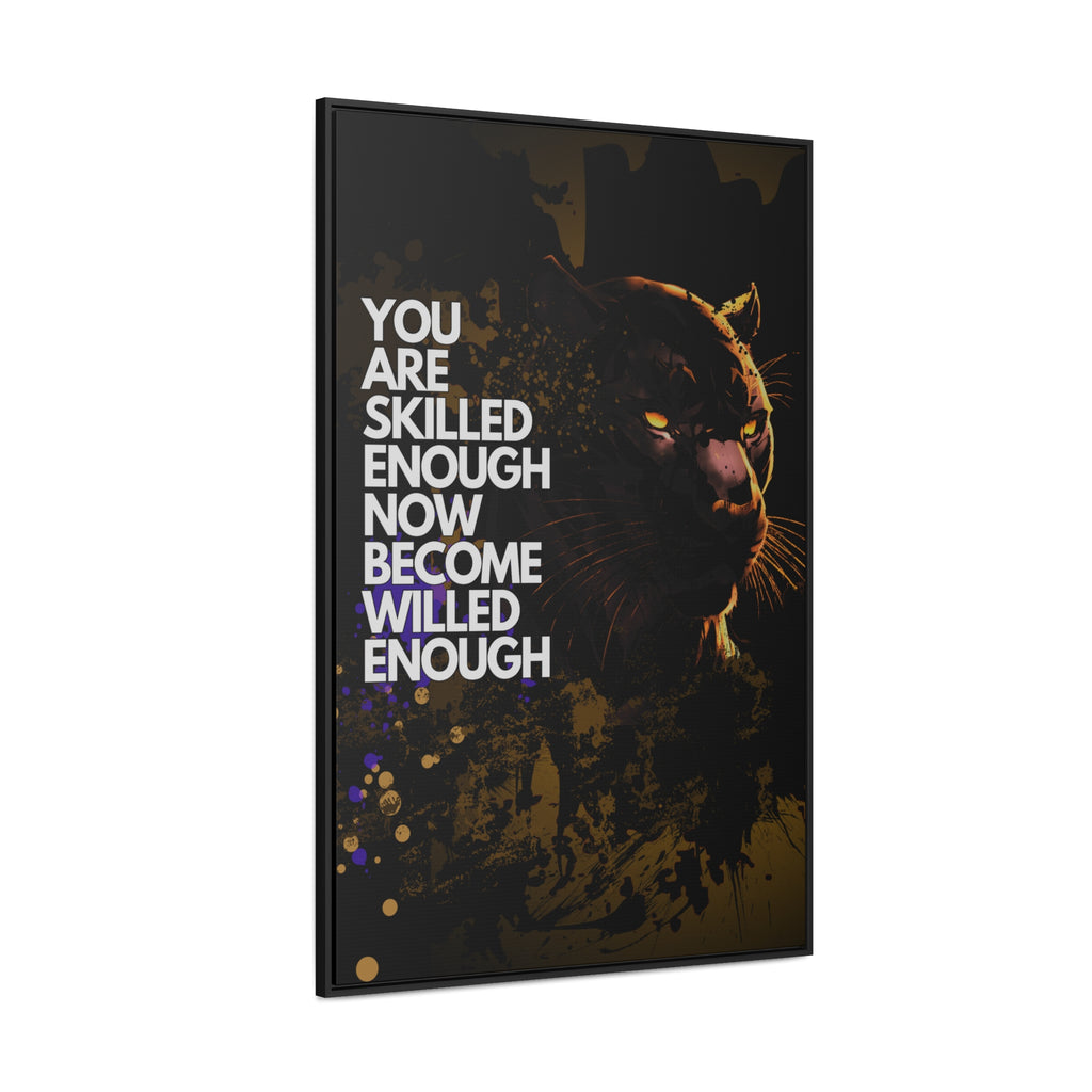 WILLED Motive - Canvas with Vertical Frame
