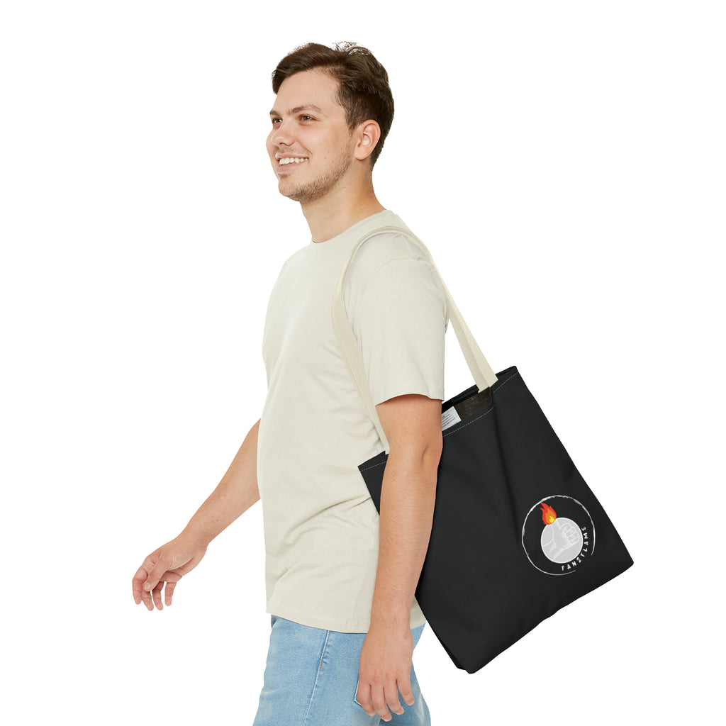 Fan2Flame Black - Tote Bag (AOP)