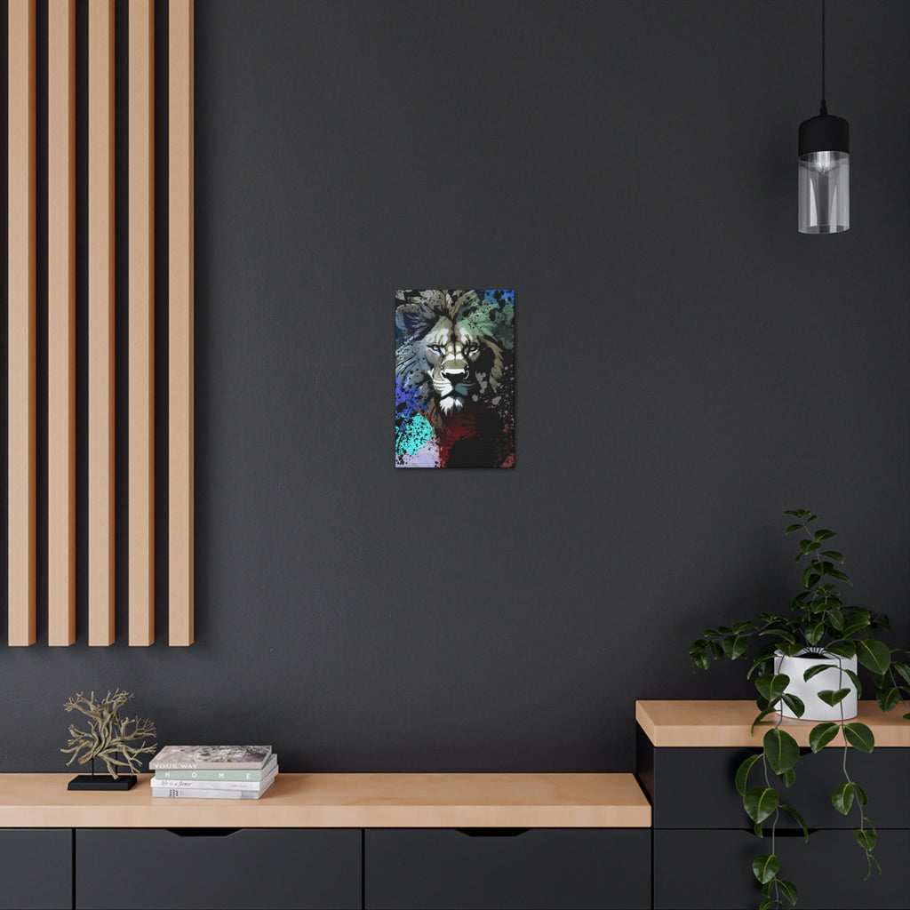 Drip Lion Froze Motif - Canvas