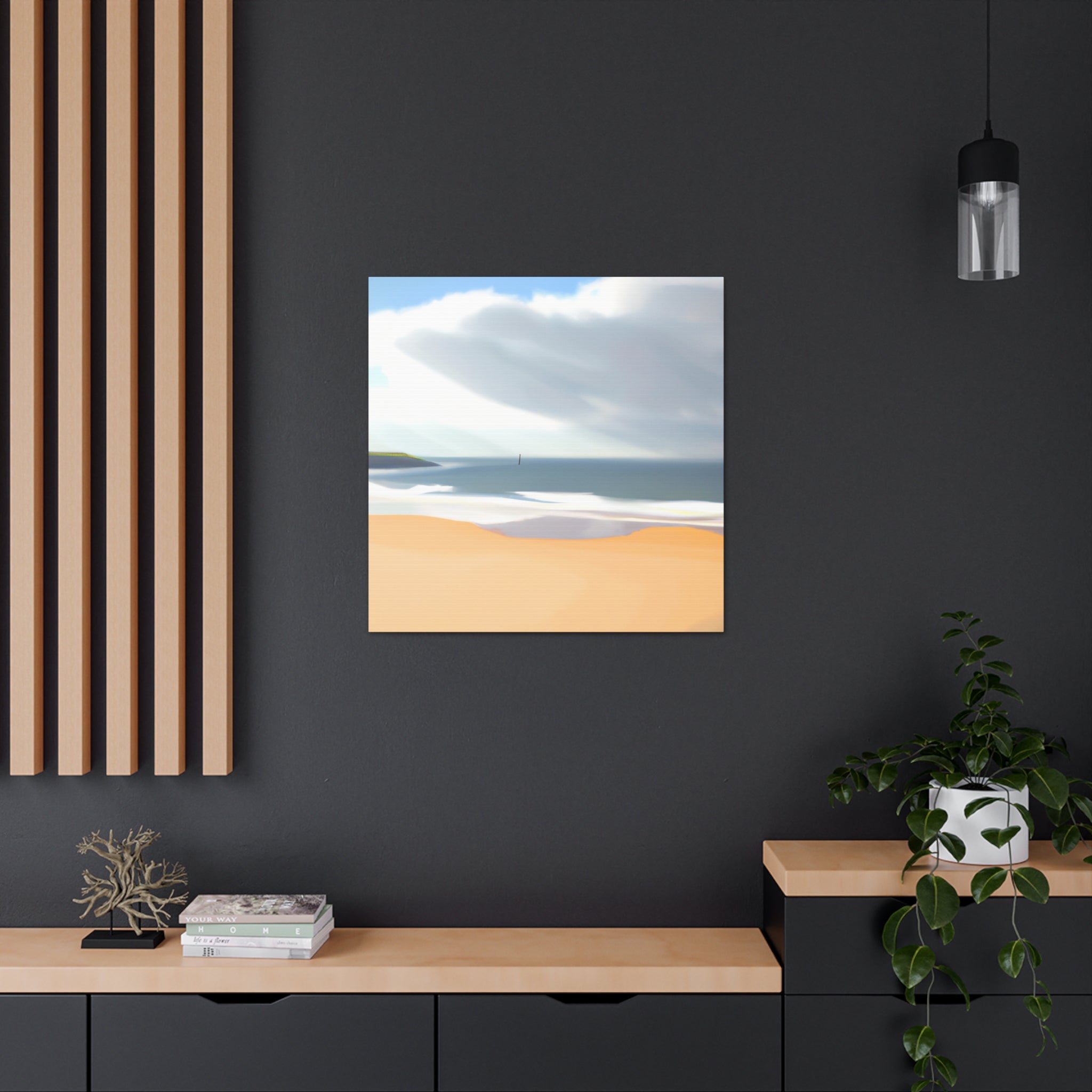 Silver Sand Beach, Baja California, Mexico - Canvas