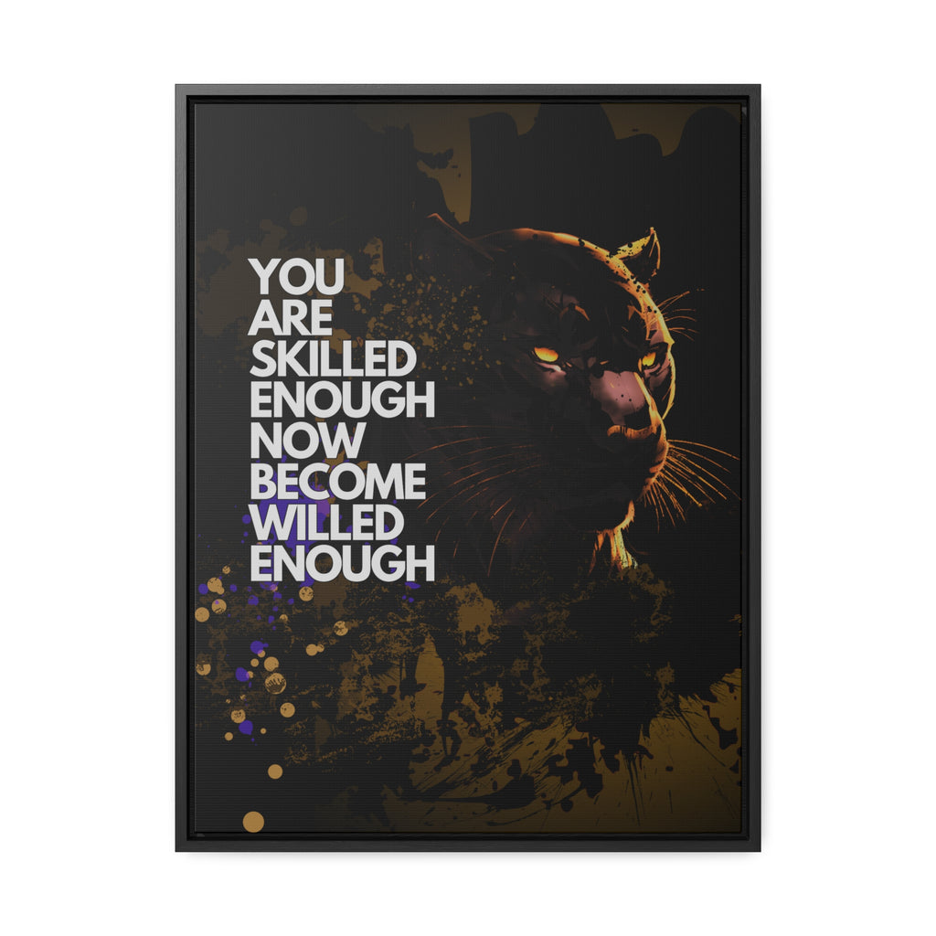 WILLED Motive - Canvas with Vertical Frame