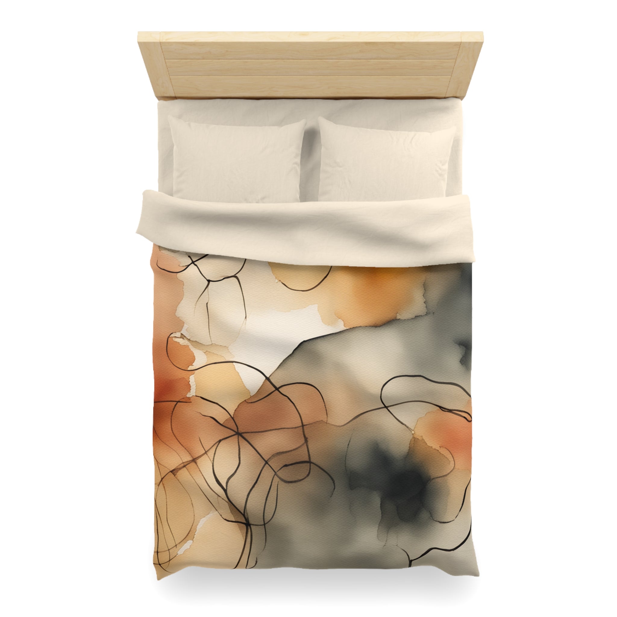 Rainy Day Pascal - Microfiber Duvet Cover