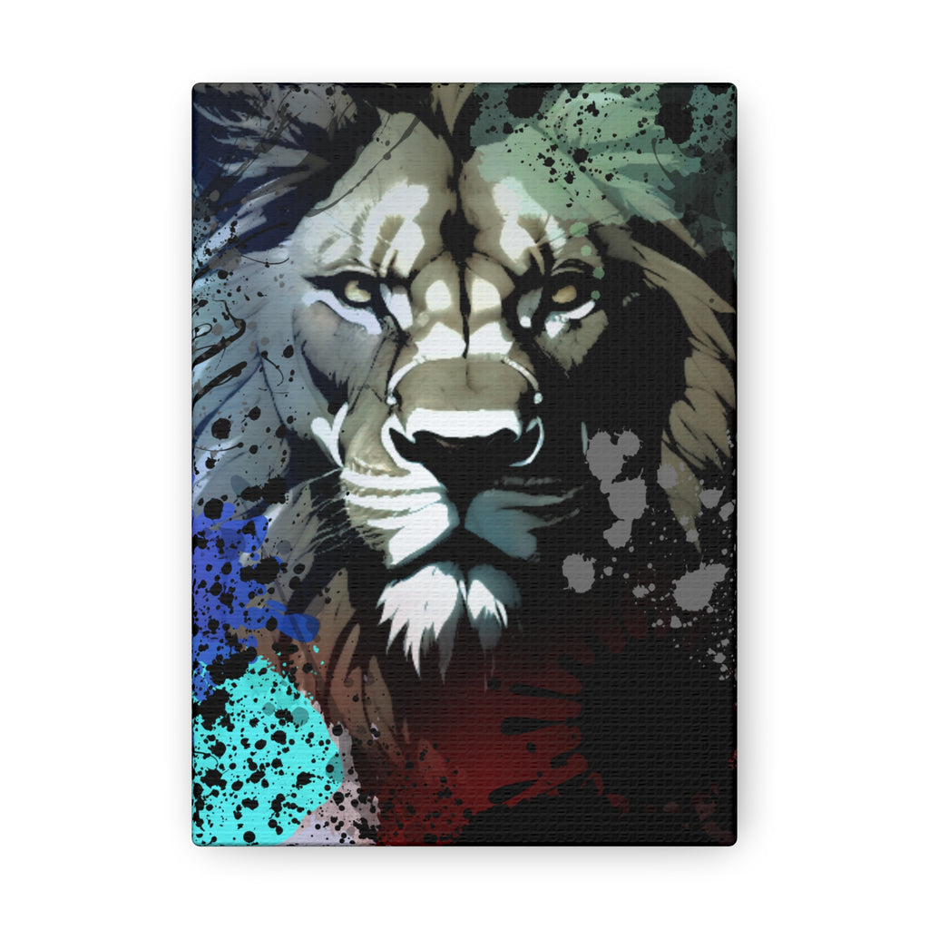 Drip Lion Froze Motif - Canvas