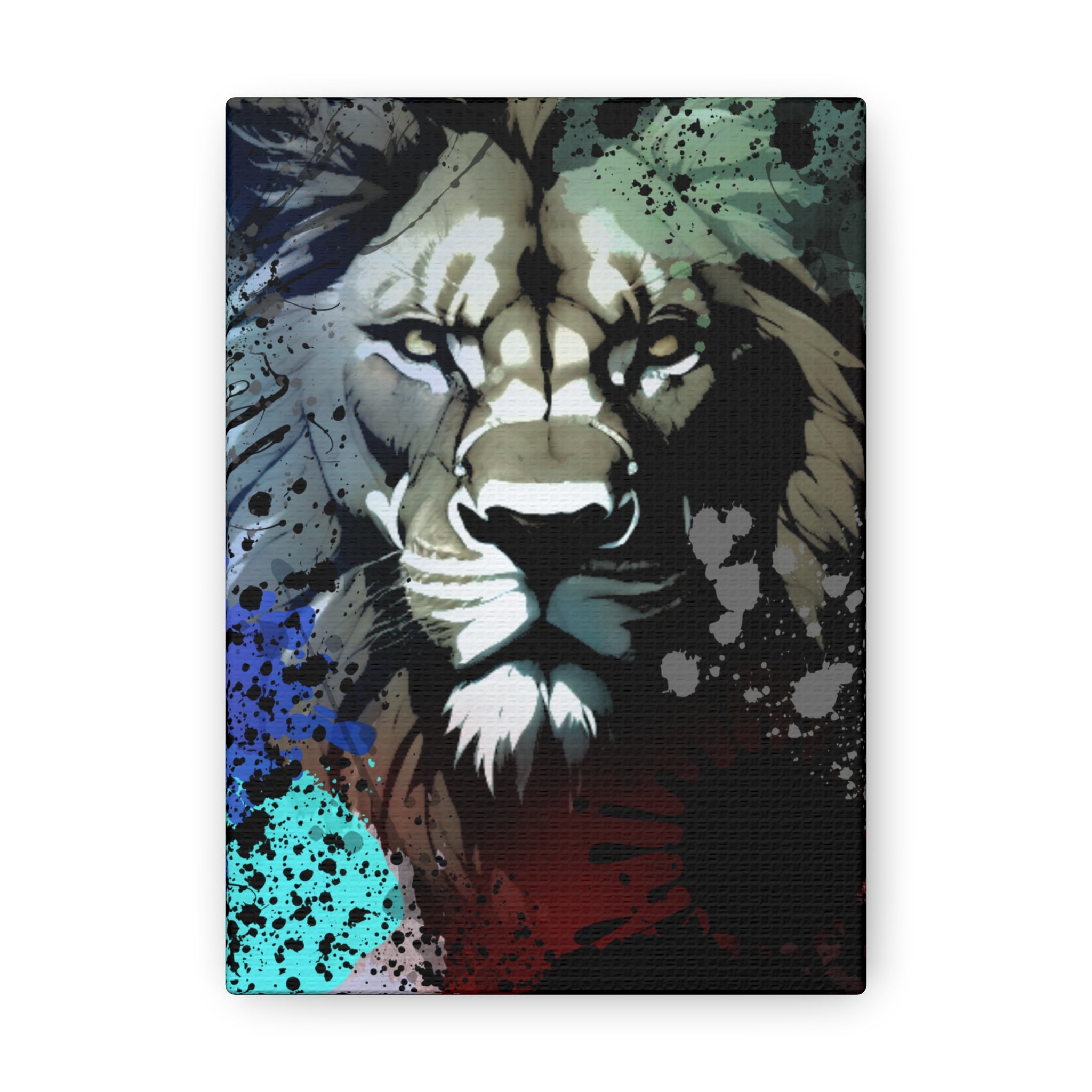 Drip Lion Froze Motif - Canvas