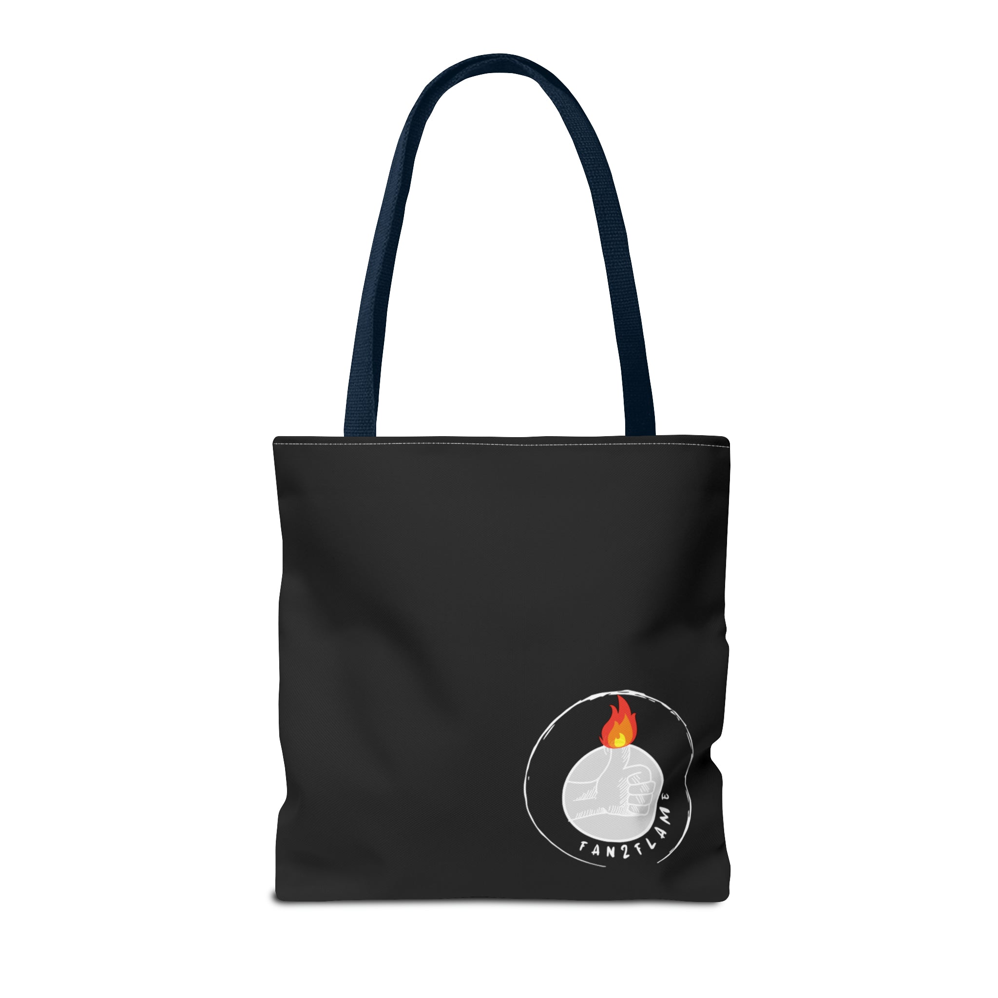 Fan2Flame Black - Tote Bag (AOP)