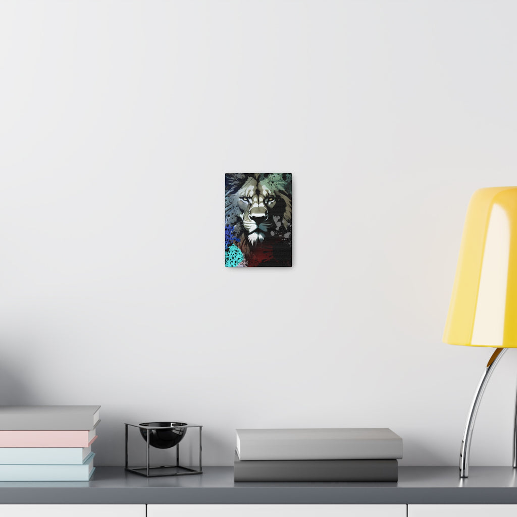 Drip Lion Froze Motif - Canvas