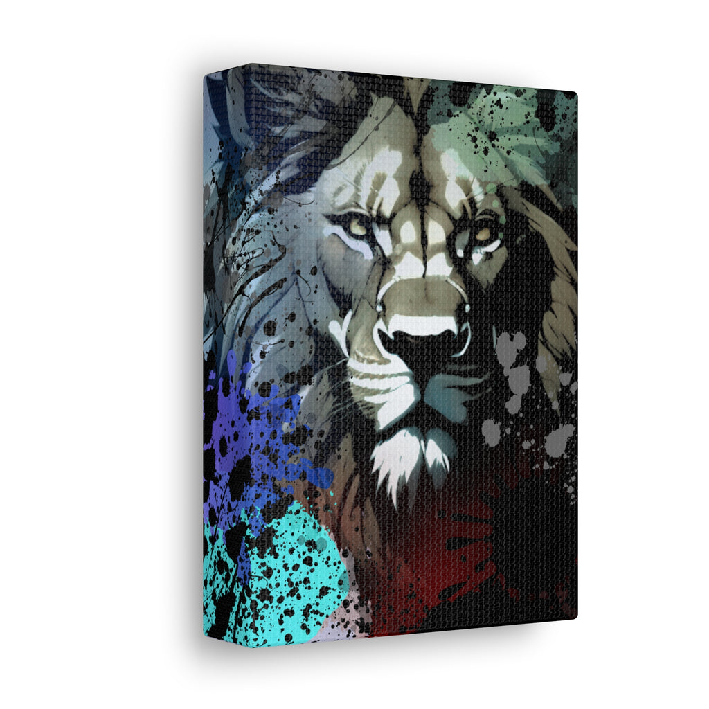 Drip Lion Froze Motif - Canvas