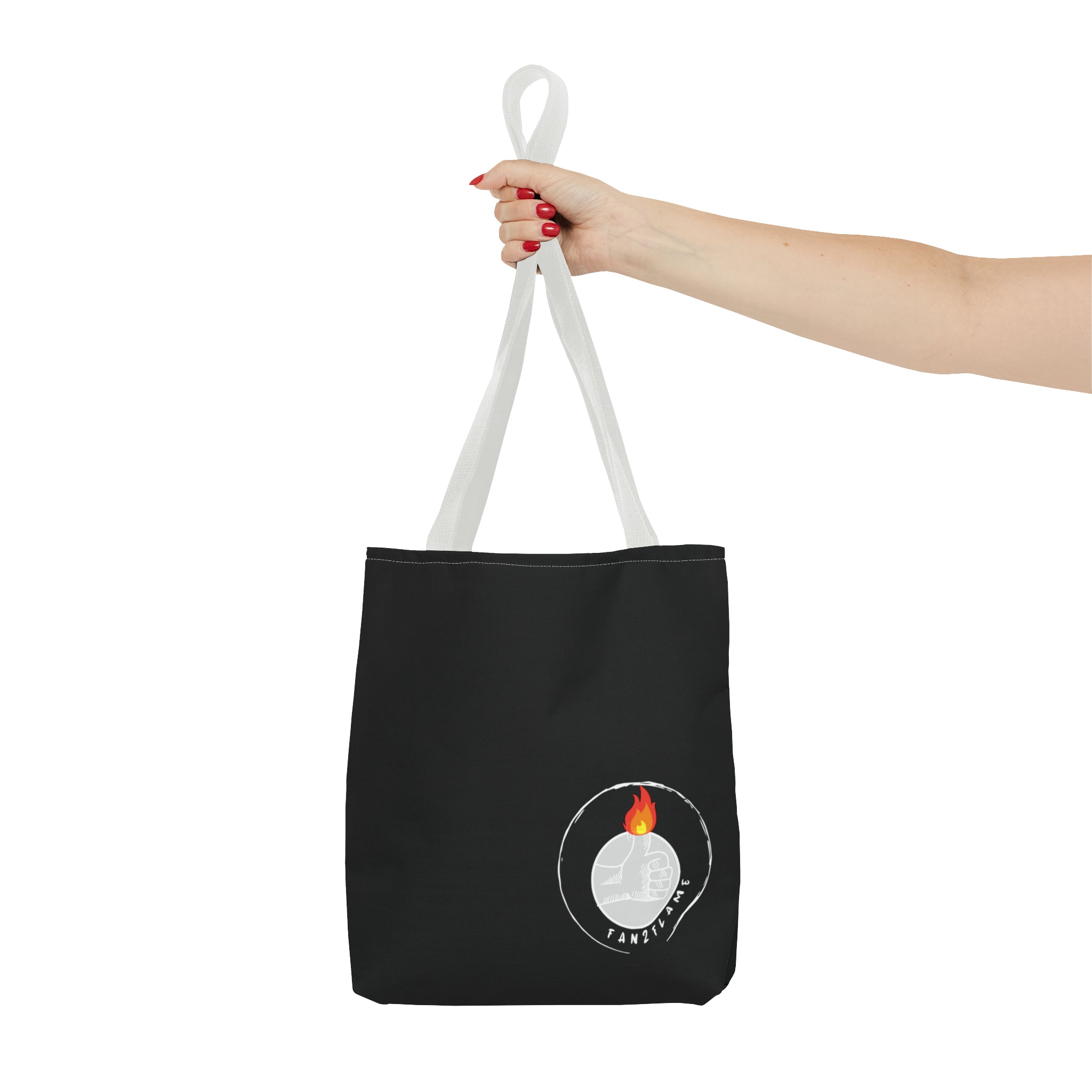 Fan2Flame Black - Tote Bag (AOP)