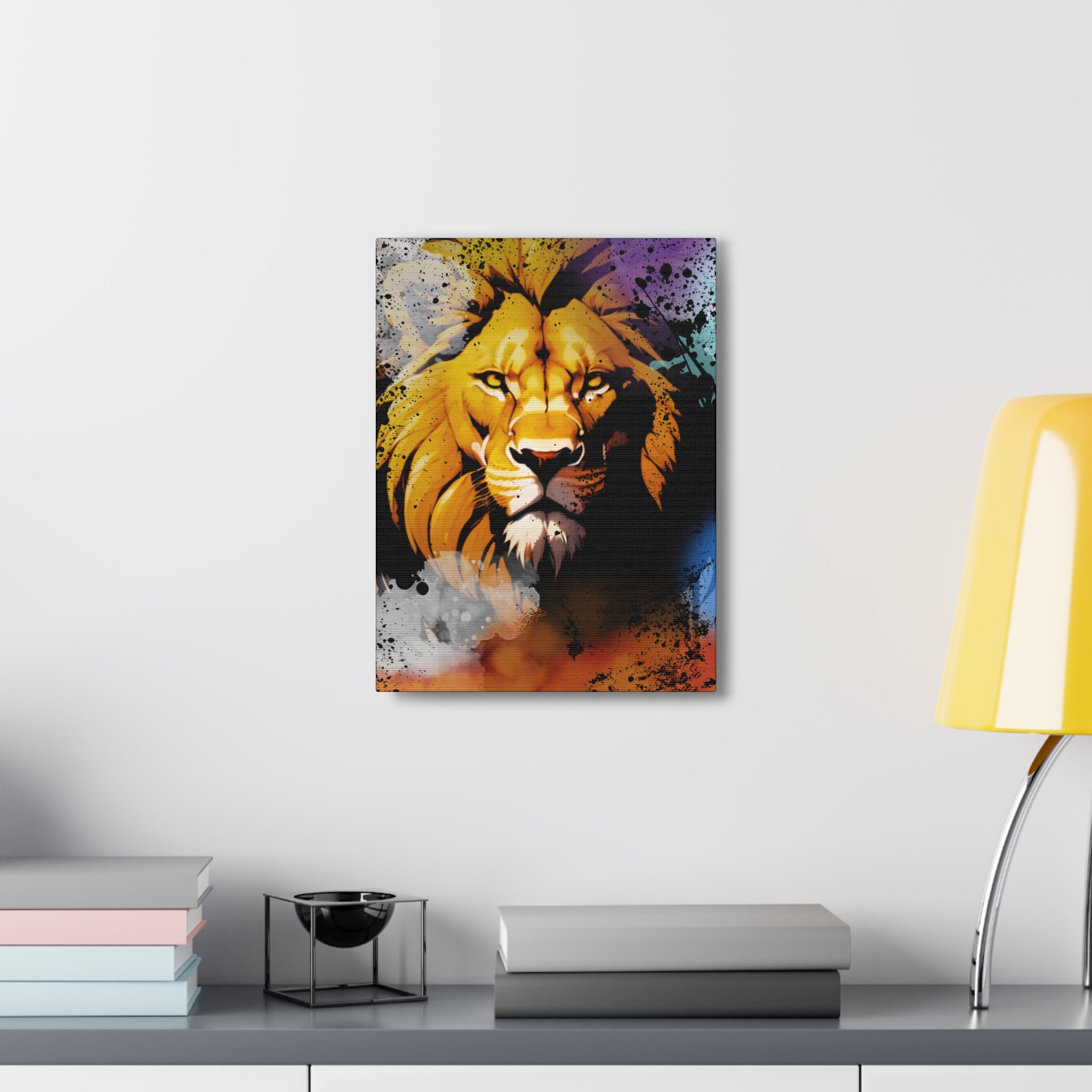 Drip Lion Swag Motif - Canvas