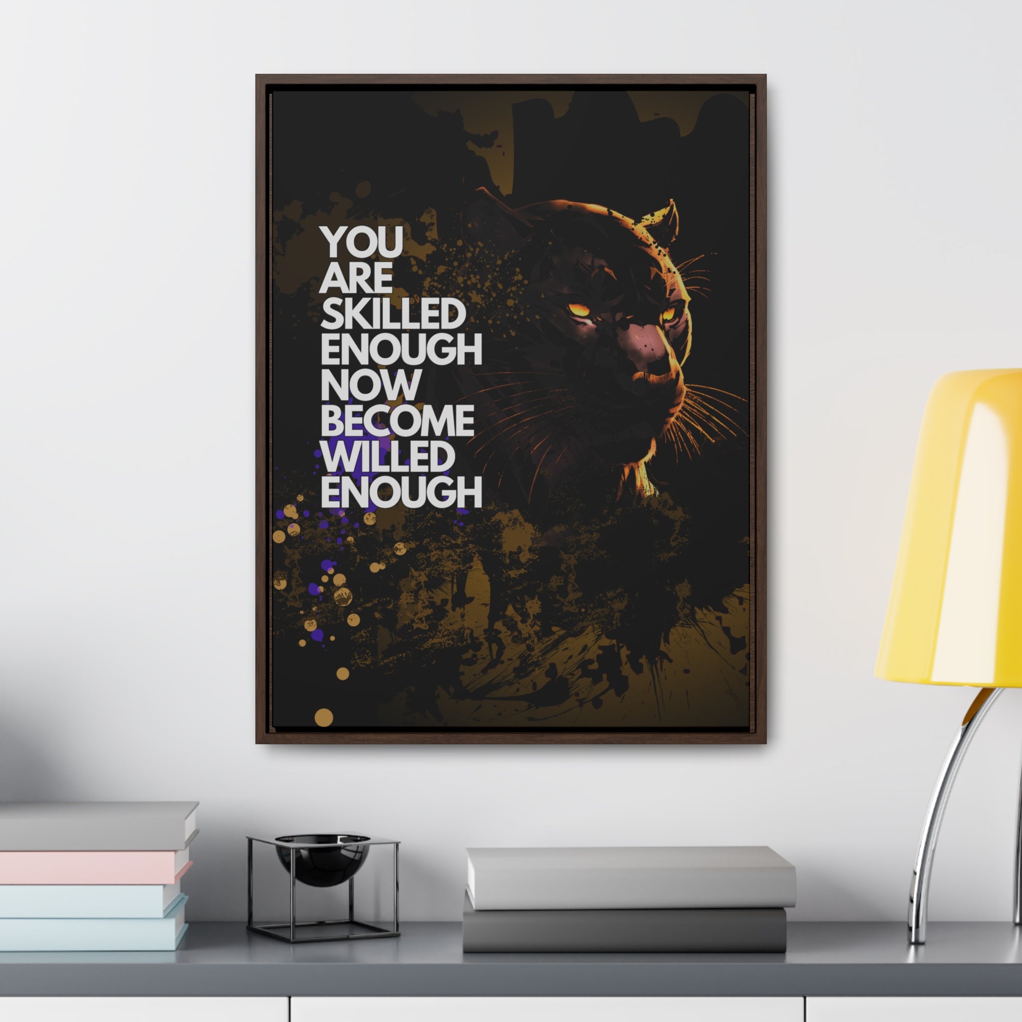 WILLED Motive - Canvas with Vertical Frame
