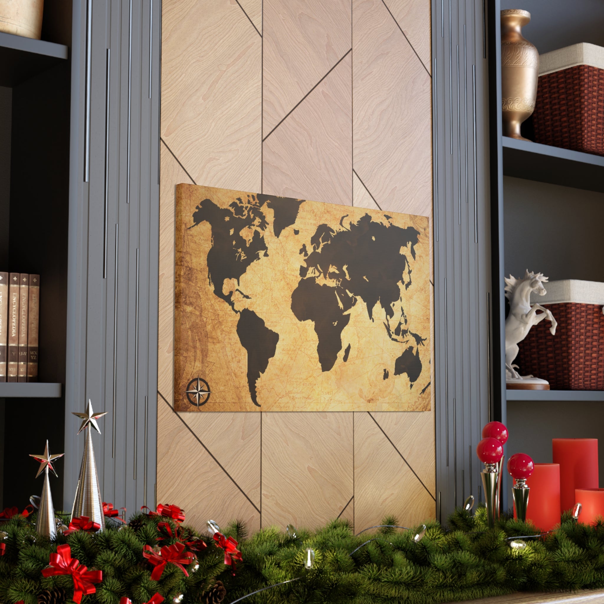 World Map  Espresso Coffee Course - Canvas