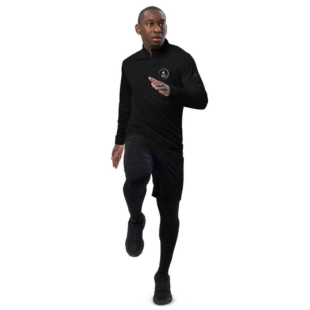 Chasing Fire Blk - Quarter zip pullover