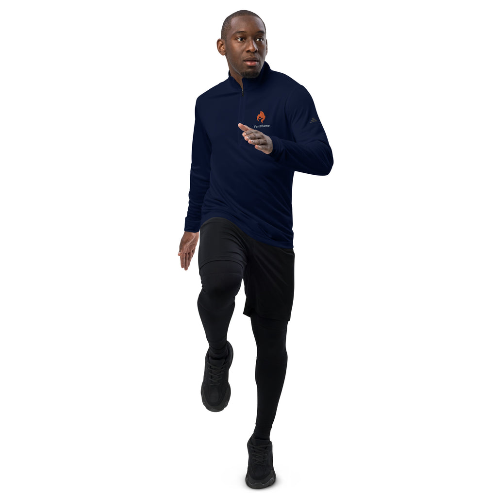 Fan2Flame Active Flame embroidered Quarter zip pullover