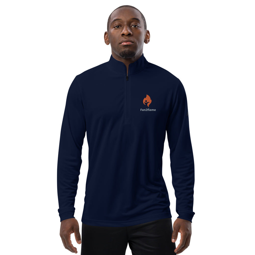Fan2Flame Active Flame embroidered Quarter zip pullover